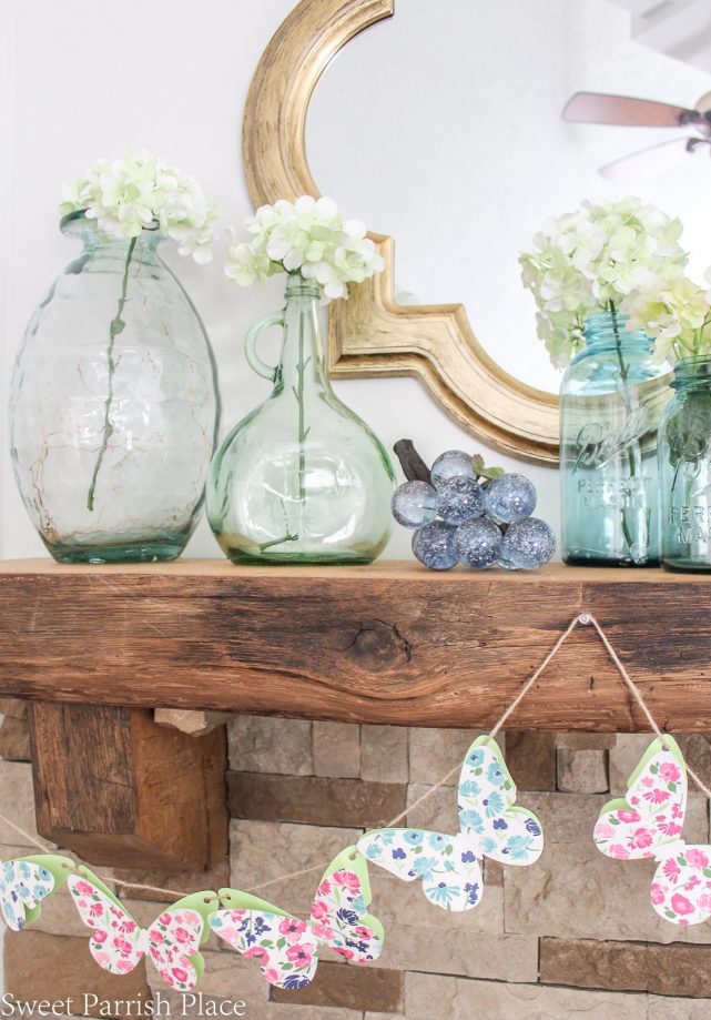 Spring Mantel {Inspiration Monday Feature}