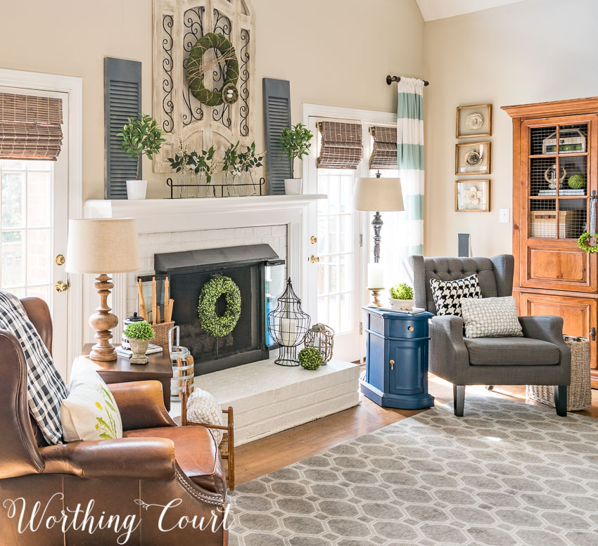 Spring Mantel {Inspiration Monday Features}