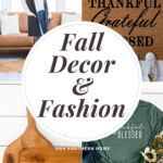 graphic pin of fall decor and fashion