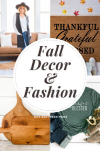 graphic pin of fall decor and fashion