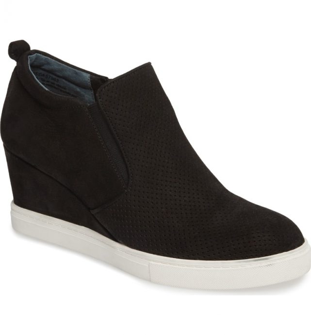 Amazing wedge tennis shoe booties! 