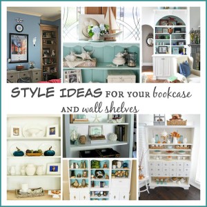 Ideas for decorating bookcases for teens by Our Southern Home