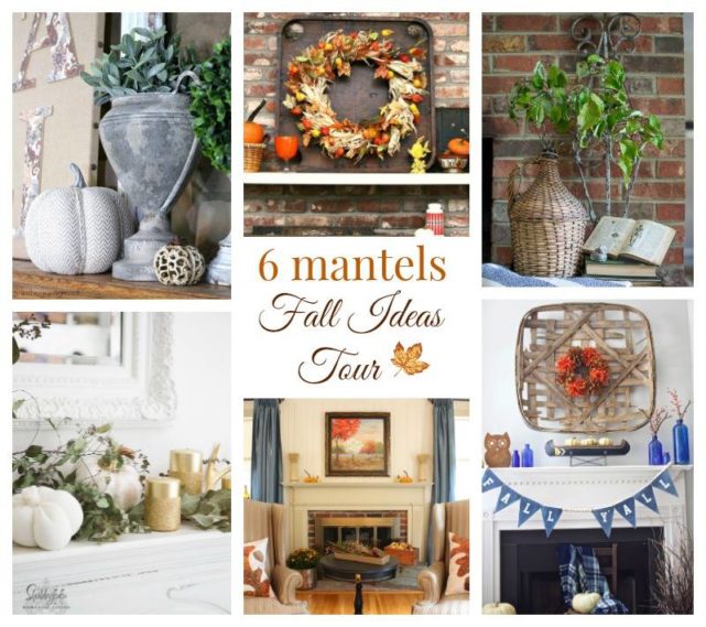 Gorgeous fall mantel ideas!