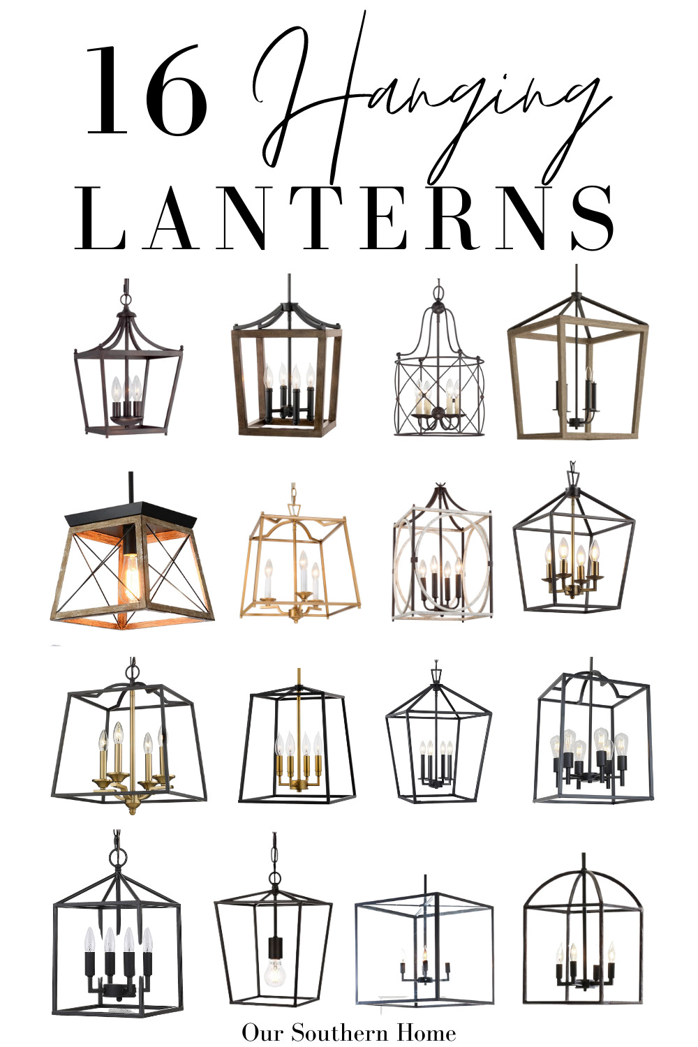 16 Hanging Lanterns