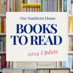 graphic of books with text overlay