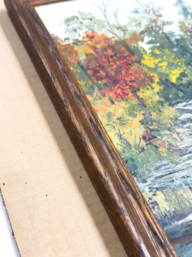 Two Easy Ways to Update Thrift Store Art