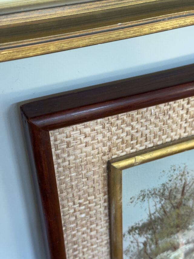 Two Easy Ways to Update Thrift Store Art