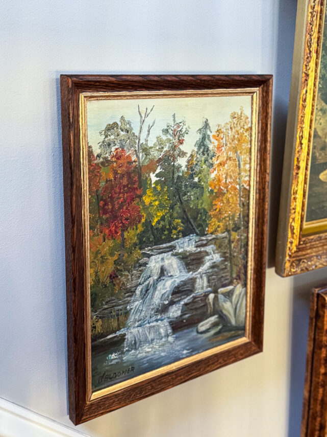 Two Easy Ways to Update Thrift Store Art