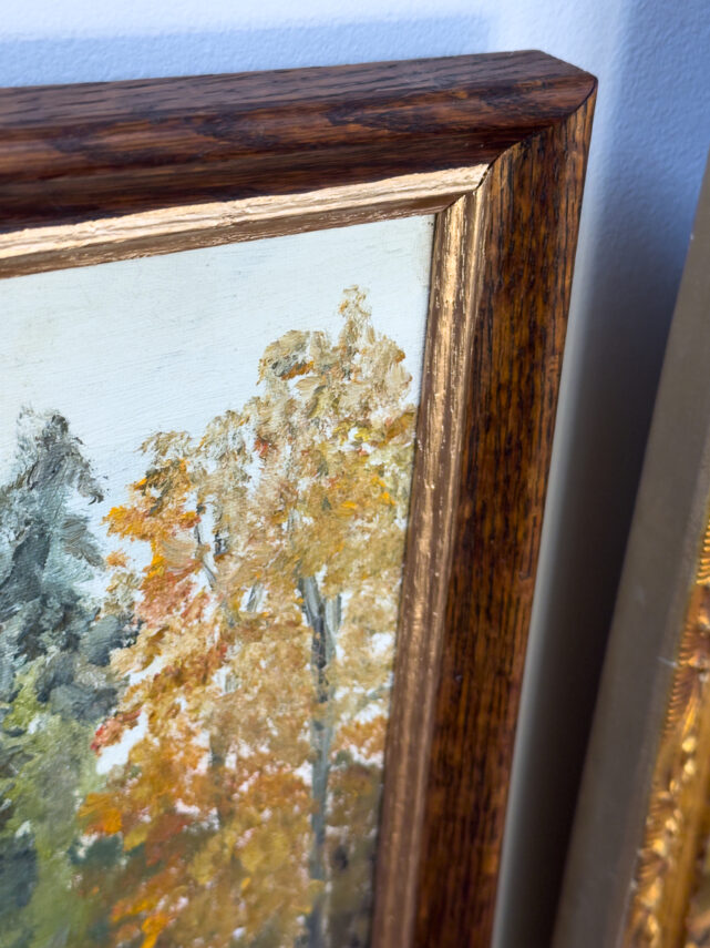 Two Easy Ways to Update Thrift Store Art