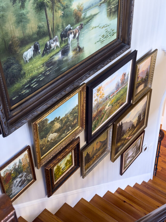 Two Easy Ways to Update Thrift Store Art