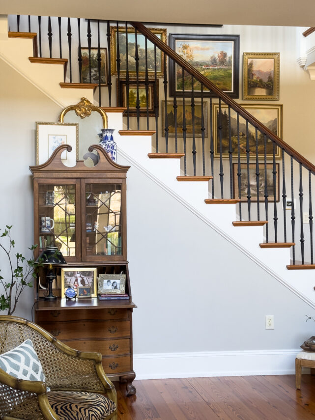 Two Easy Ways to Update Thrift Store Art