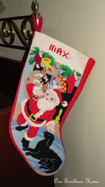 Holiday Study Heirloom Christmas Stocking - Cross Stitch