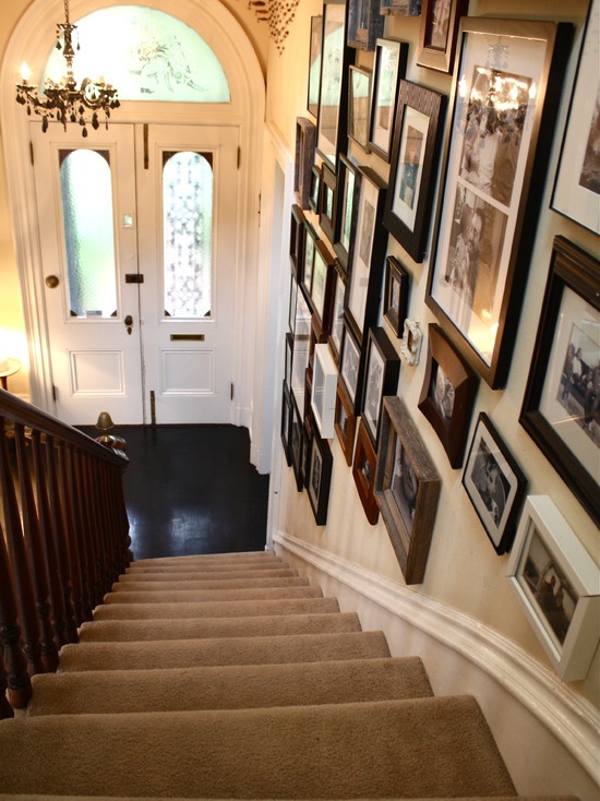 Staircase Gallery Wall Design, Pictures, Remodel, Decor and Ideas