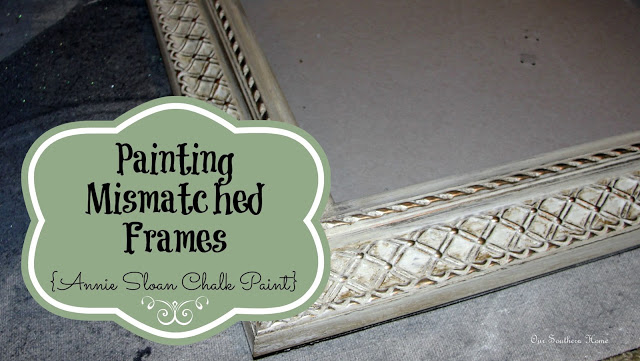 Painting Picture Frames {Annie Sloan Chalk Paint}