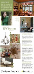 Designer Insights feature at Terry's Blinds