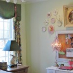 teen girl's vintage study area