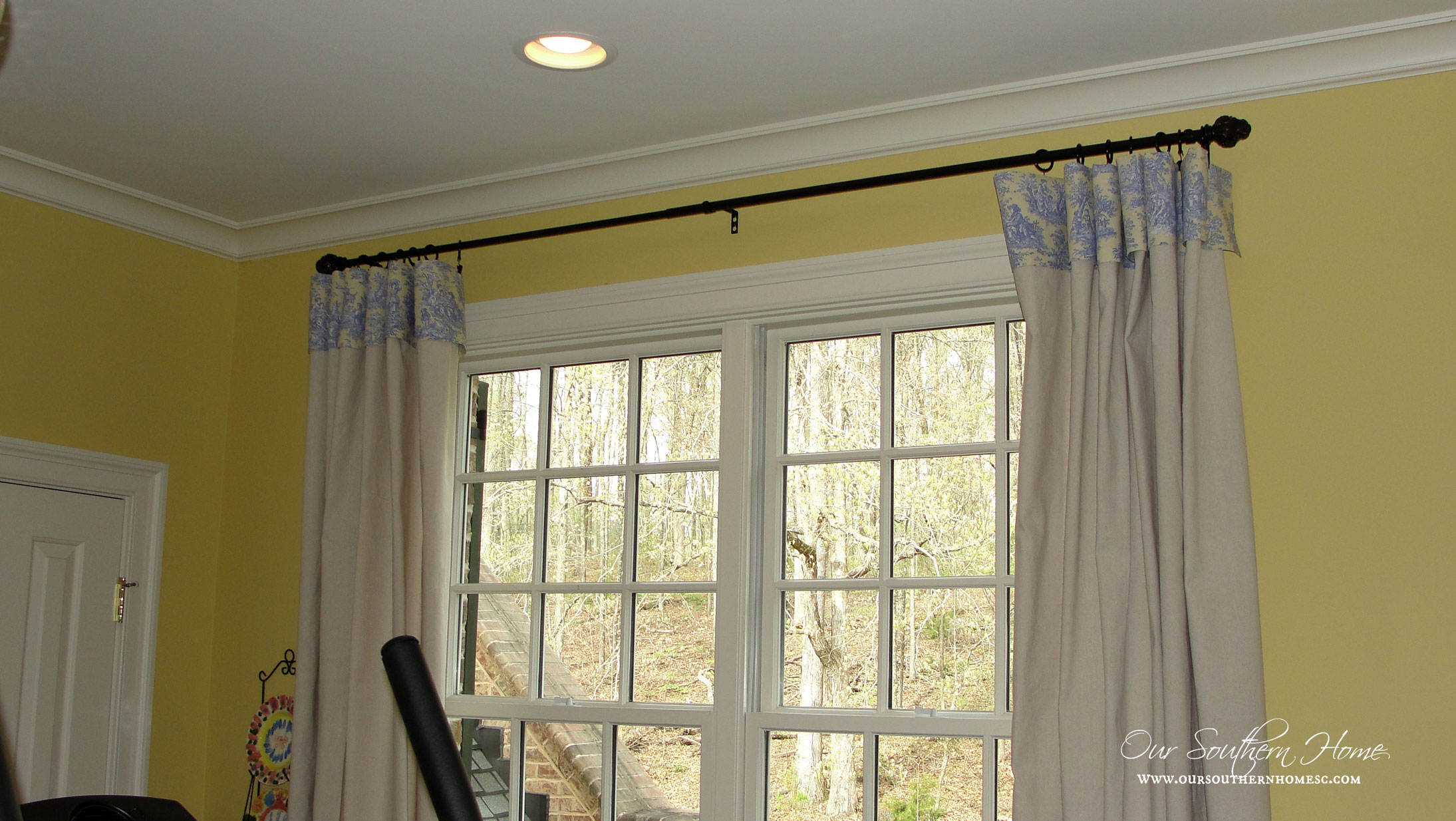 DIY Easy-Peasy Ruffled Fabric Cord Cover - The Creek Line House