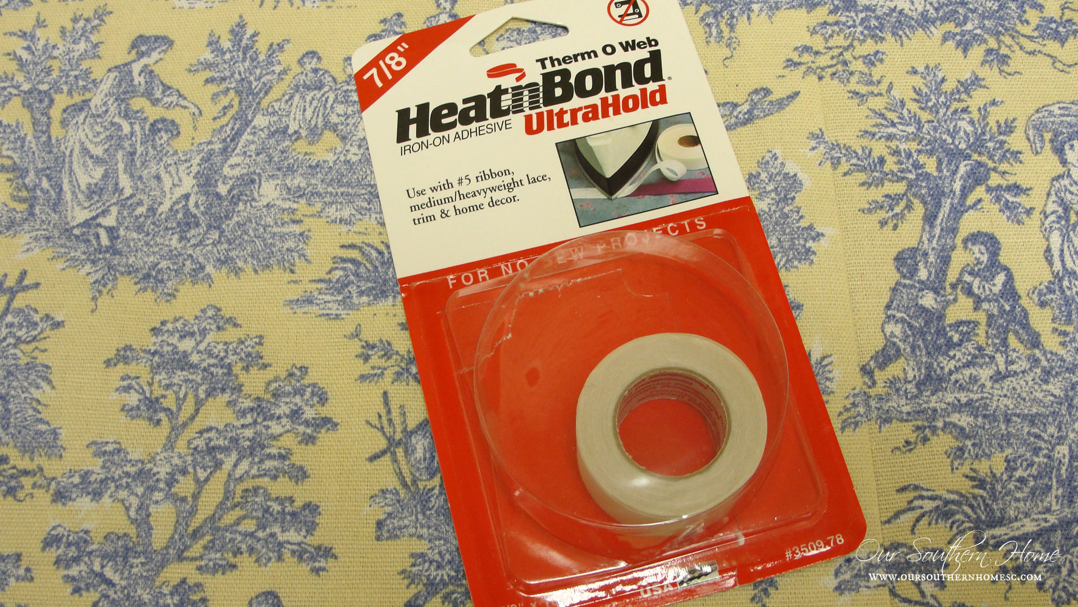 Heat N Bond Iron-On Adhesive, No-Sew, Ultra Hold, 5/8 Inch