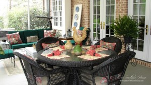 our southern home's screened porch