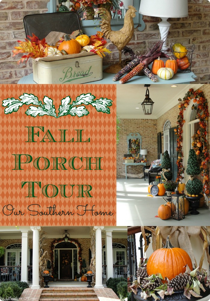 Southern Fall Porch with Our Southern Home