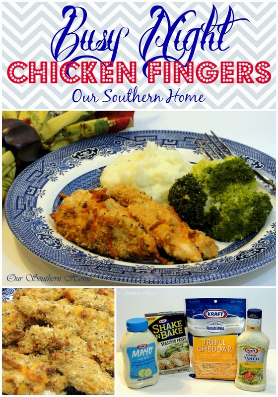 Busy Night Chicken Fingers with Our Southern Home #shop