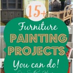 15+ Furniture Painting Projects You Can Do via Our Southern Home #chalkpaint #furniturepainting #thrifty