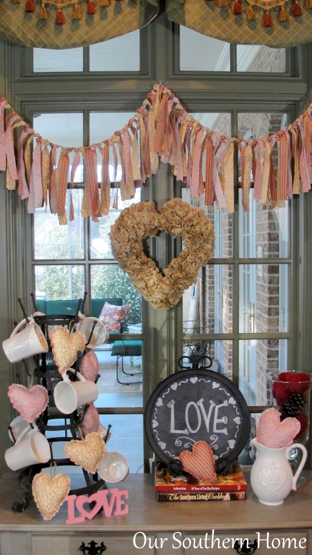 Valentine's Day Decor from Our Southern Home
