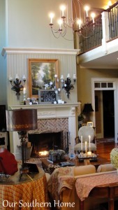Creating a Cozy Winter Mantel with Our Southern Home