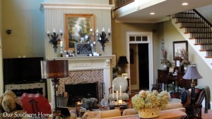 Creating a Cozy Winter Mantel with Our Southern Home