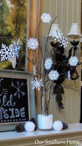 Creating a Cozy Winter Mantel with Our Southern Home