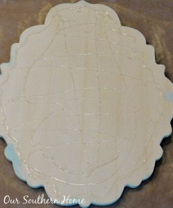 Burlap Monogram Wreath from Our Southern Home