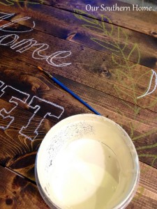 Home Sweet Home Sign Tutorial from Our Southern Home