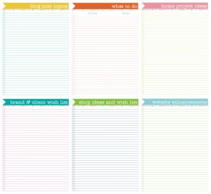 Personal Blog Planner - iheartorg