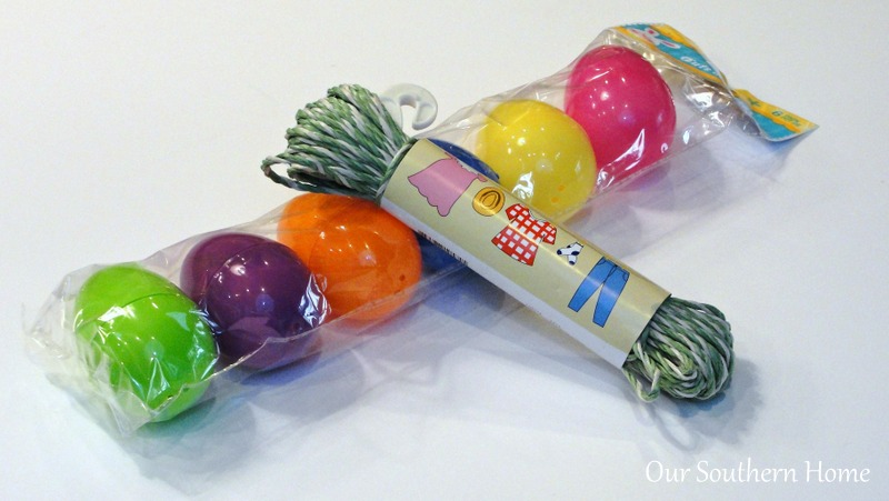 Dollar Tree Easter Eggs by Our Southern Home #easter #crafts #Dollartree #eastercrafts #eastereggs #spring