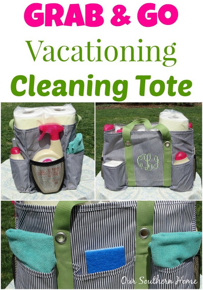 Grab and Go Vacationing Cleaning Tote with #WalgreensOlogy for #CollectiveBias via Our Southern Home