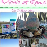 Simple at home picnic with Wet Nap for Walmart by Our Southern Home #AD #PMedia #ShowUsYourMess