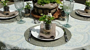 Simply Southern Outdoor Dining with Our Southern Home #outdoordining #outdoorliving