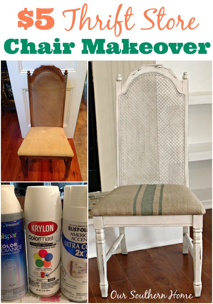 $5 Thrift Store Chair Makeover