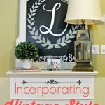 Incorporating Vintage Style via Our Southern Home #ad #sauder