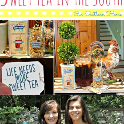 Sweet tea in the south by Our Southern Home for #SouthernBreezeSweetTea #AD