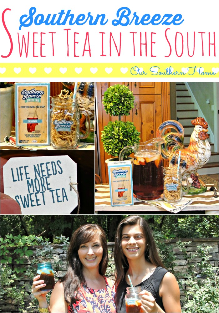 Sweet tea in the south by Our Southern Home for #SouthernBreezeSweetTea #AD