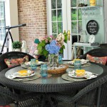 Summer on the screened porch with Our Southern Home #summerathome #porch