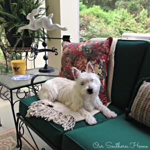 Summer on the screened porch with Our Southern Home #summerathome #porch