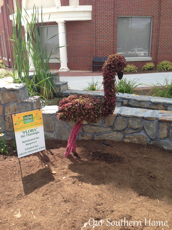 SC Festival of Flowers in Greenwood, SC via Our Southern Home #flowers