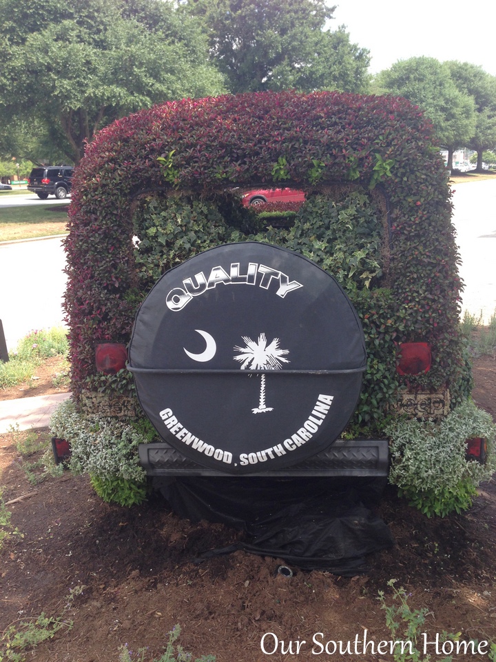 SC Festival of Flowers in Greenwood, SC via Our Southern Home #flowers