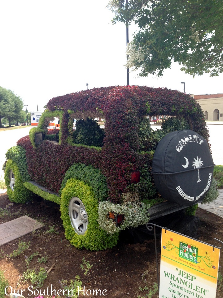 SC Festival of Flowers in Greenwood, SC via Our Southern Home #flowers
