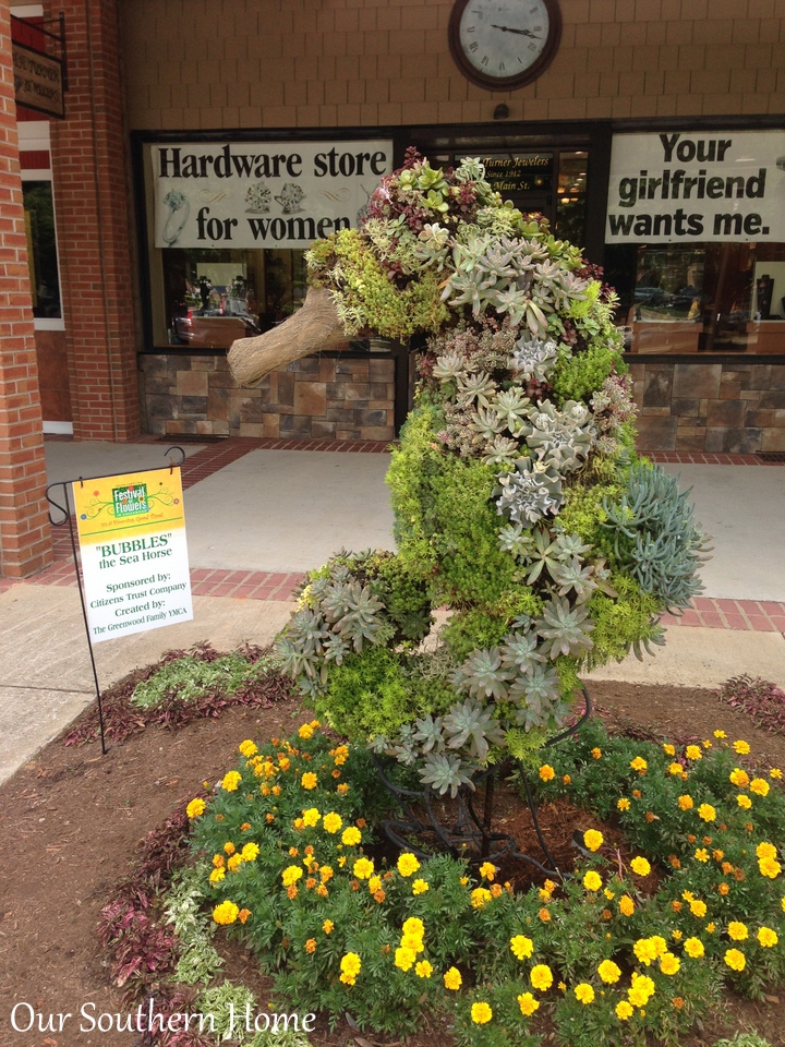 SC Festival of Flowers in Greenwood, SC via Our Southern Home #flowers