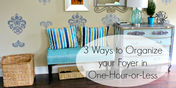 easy ways to organize your foyer feature