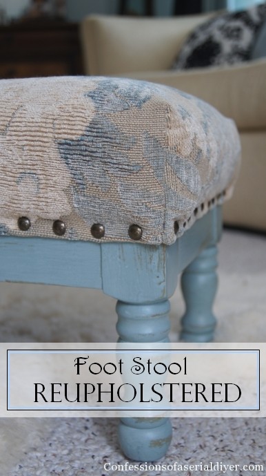 12+ Beginner Upholstery Projects even the beginner can tackle via Our Southern Home #upholstery #diy