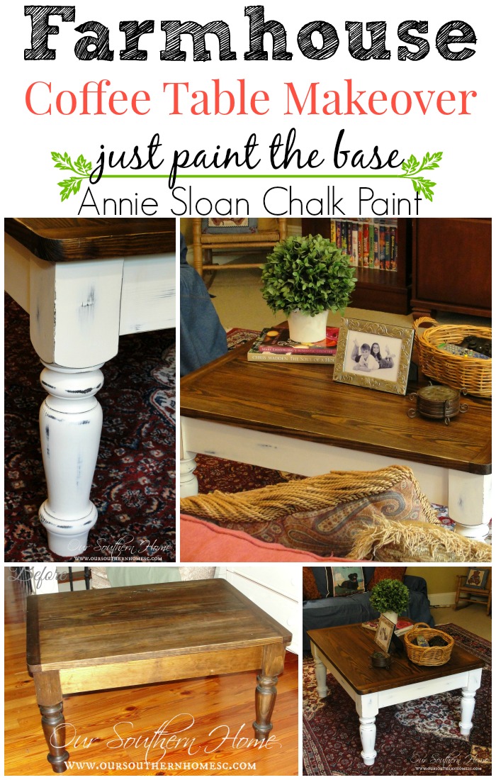 Farmhouse Coffee Table Makeover